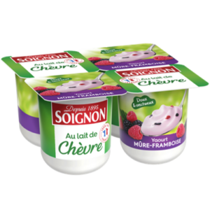 Image du produit : Yaourt brassé mûre et framboise au lait de chèvre