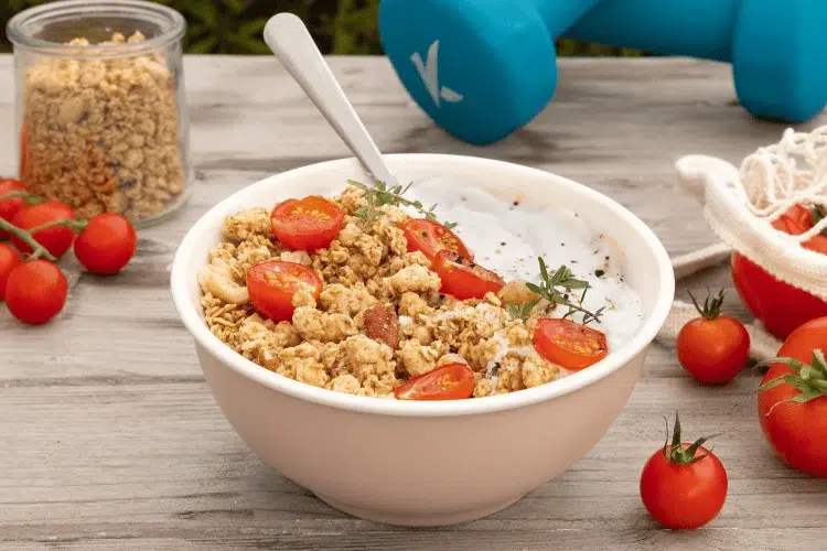 recette-petit-dejeuner-sale-soignon-bowl-yaourt-chevre